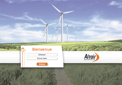 copie d'écran du logiciel de maintenance GMAO Altair